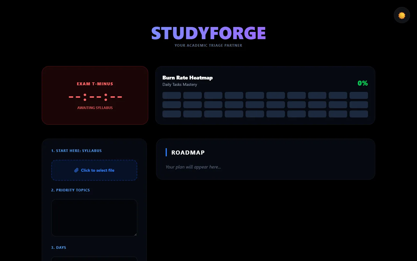 StudyForge, live site